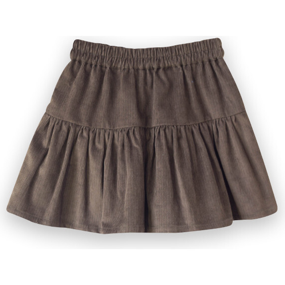 Tiered Skirt, Fir Green - Skirts - 1