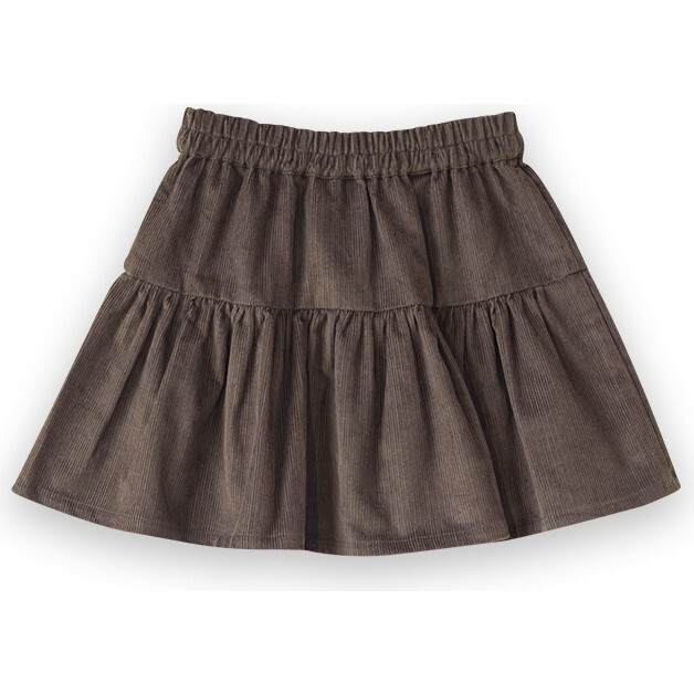 Tiered Skirt, Fir Green - Skirts - 3