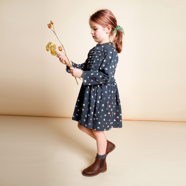 Lulu Dress, Dark Navy Floral