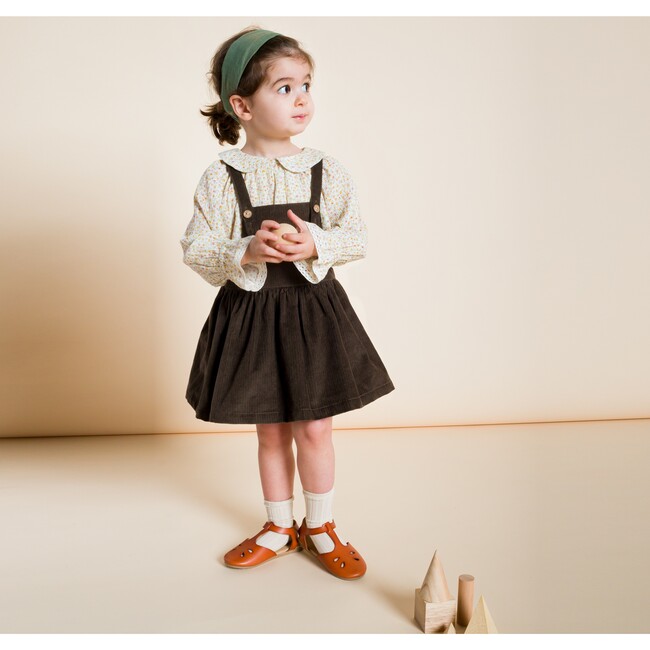 Pinafore Skirt, Fir Green