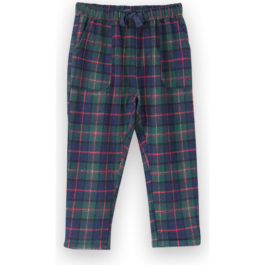 Baby Pants, Green Plaid - Pants - 1