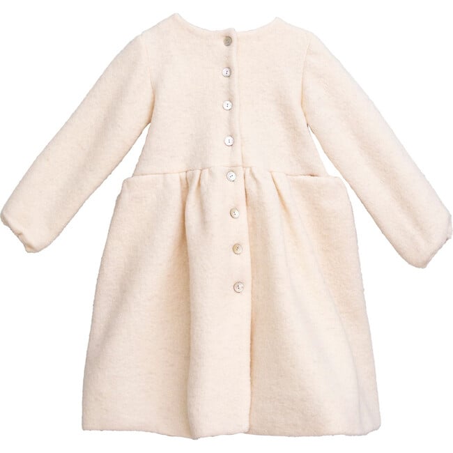 Sophia Coat, Boiled Wool White