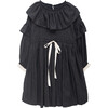 Pierrot Dress, Grey - Dresses - 1 - thumbnail