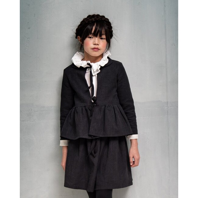 Bo Jacket, Black Linen
