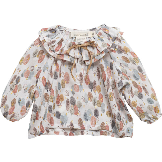 Baby Coco Shirt, Floral Print Forest - Shirts - 1