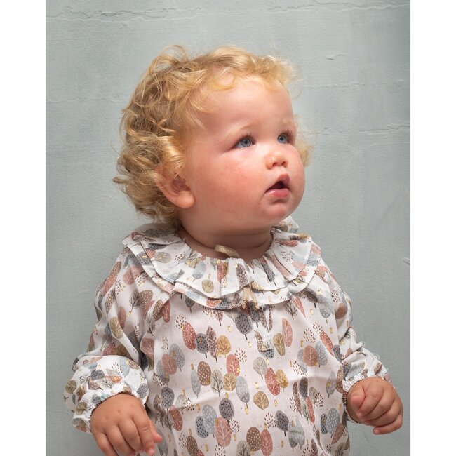 Baby Coco Shirt, Floral Print Forest - Shirts - 2