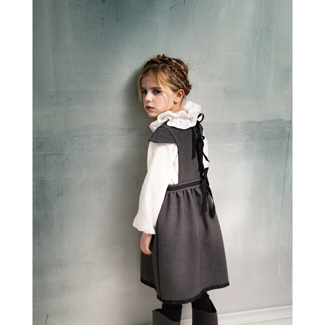 Helga Pinafore Dress, Bonded - Dresses - 3