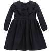 Giselle Dress, Black Linen - Dresses - 1 - thumbnail
