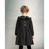 Giselle Dress, Black Linen - Dresses - 3