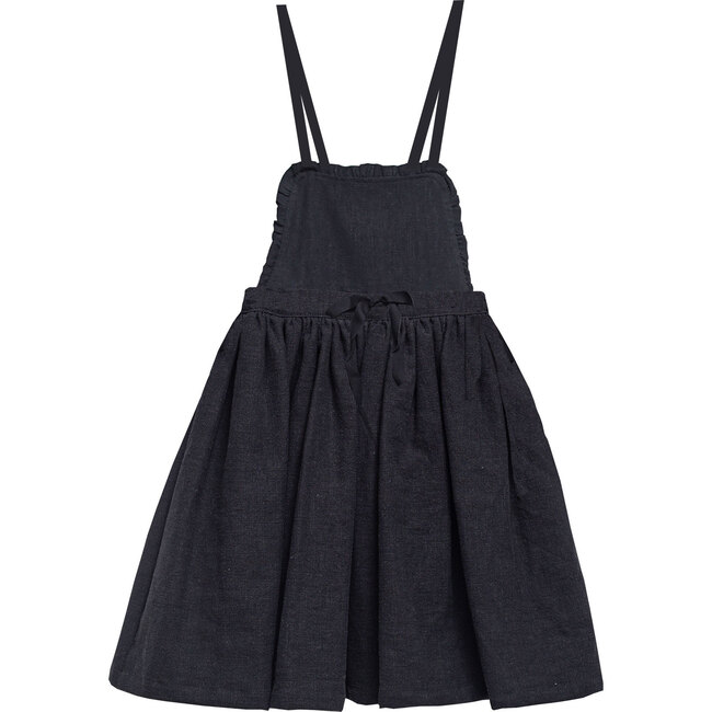 Elgon Skirt, Black Linen - Skirts - 1