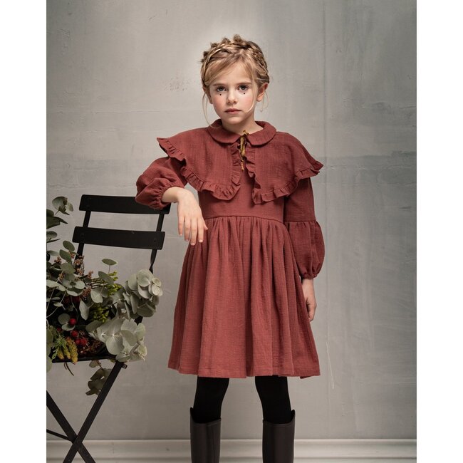 Alcott Dress, Marsala - Dresses - 2