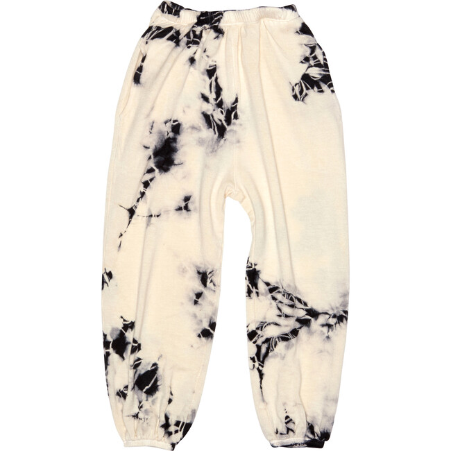 Tie Dye Gym Sweats, Ecru