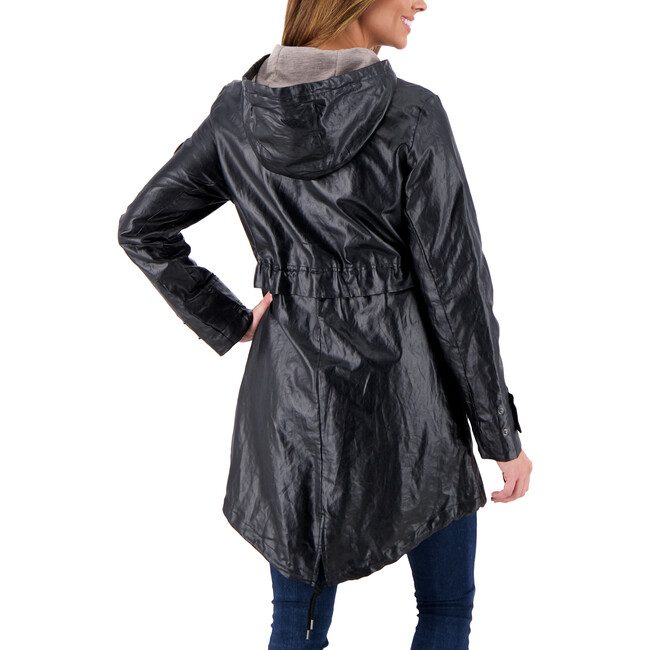 Women's Emmie Trench, Black - Raincoats - 3