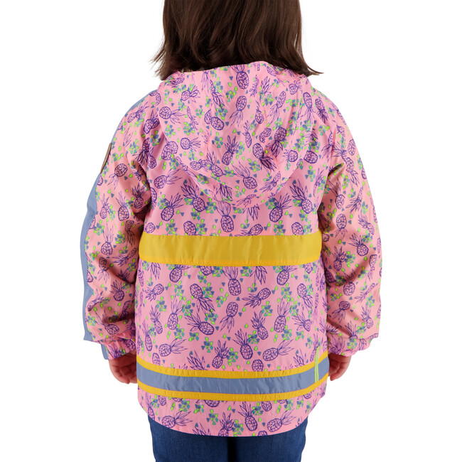 Frankie Shell Jacket, Pink Pineapple - Jackets - 4