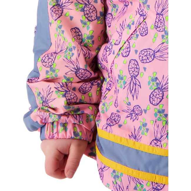 Frankie Shell Jacket, Pink Pineapple - Jackets - 5