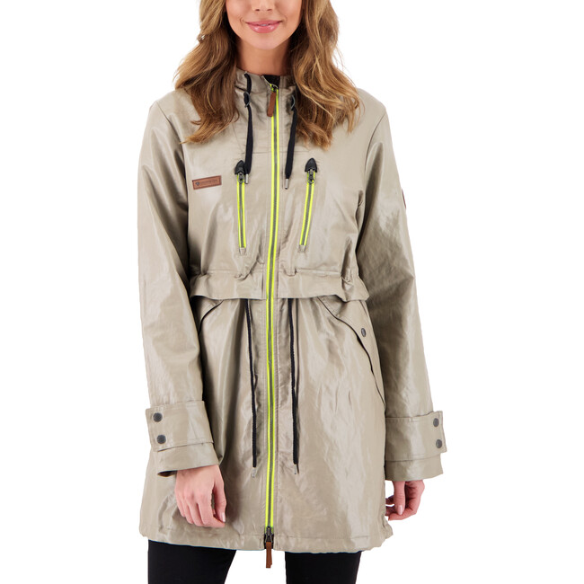 Women's Emmie Trench, Pewter