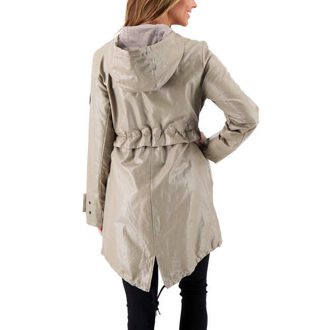 Women's Emmie Trench, Pewter - Raincoats - 3