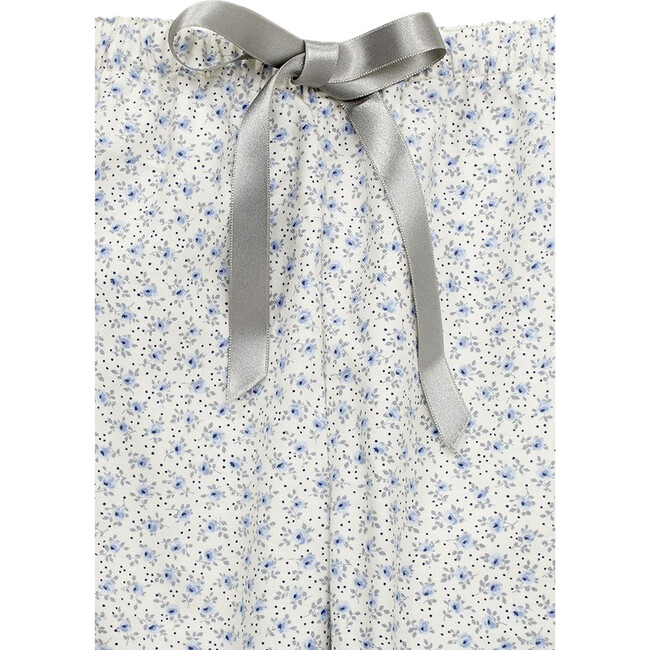 Delia Pajamas, Grey Floral Print