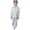 Delia Pajamas, Grey Floral Print - Pajamas - 3