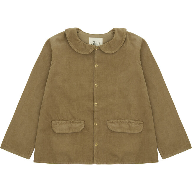 Organic Cotton Corduroy Jacket, Natural Beige - Jackets - 1