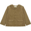 Organic Cotton Corduroy Jacket, Natural Beige - Jackets - 1 - thumbnail