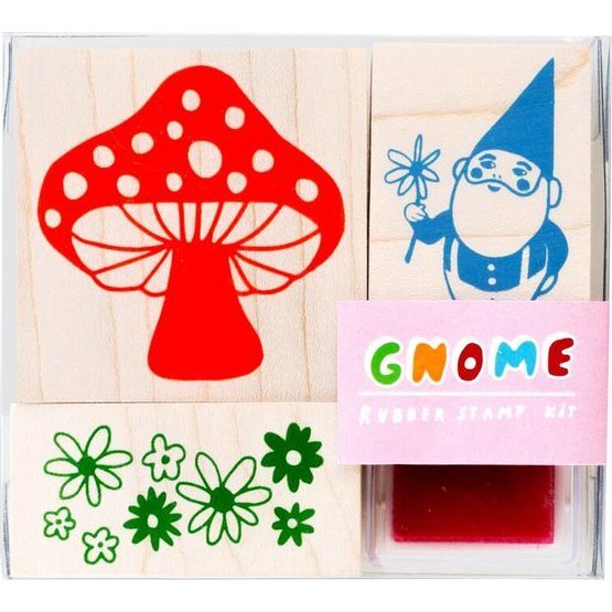 Gnome + Mushroom Small Stamp Kit