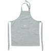 Kids Gobi Apron, White/Dusty Blue - Costume Accessories - 1 - thumbnail