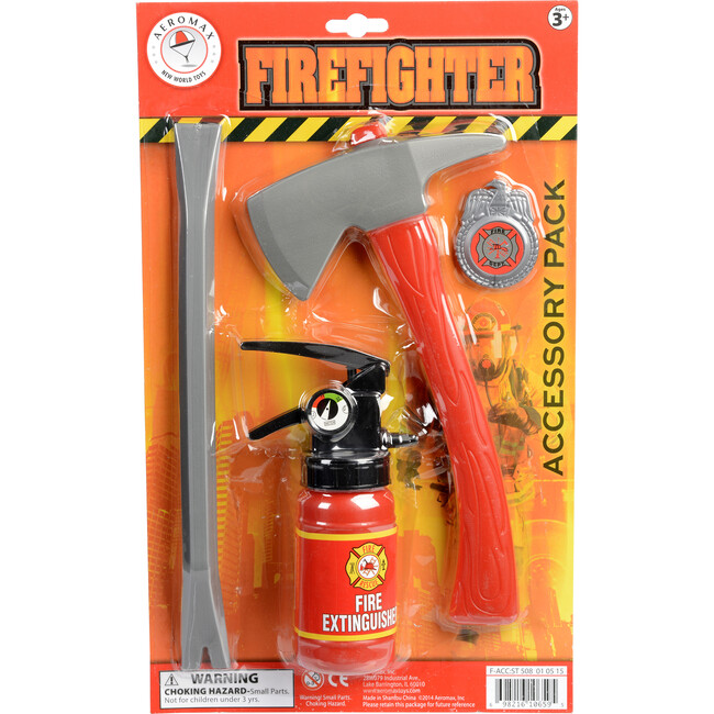 Firefighter 4-Piece Accessory Pack - Costume Accessories - 1