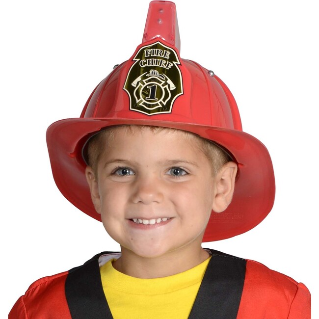Jr. Fire Chief Helmet with Light & Sound - Costume Accessories - 2