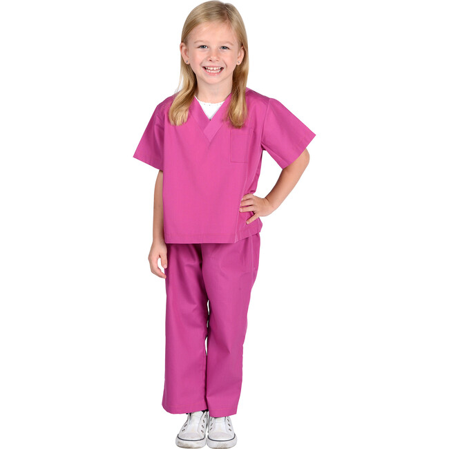 Jr. Doctor Scrubs, Pink