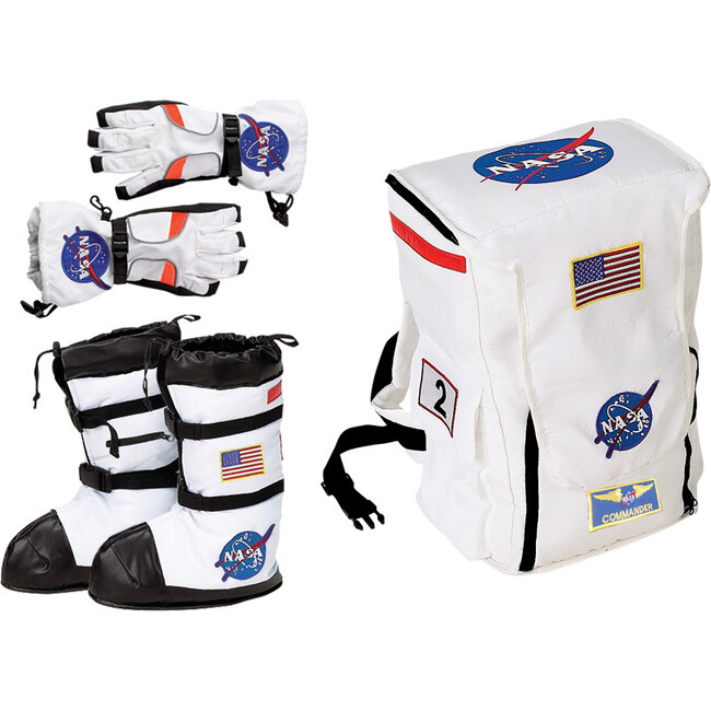 Astronaut Accessory Pack, Backpack, Boots and Gloves