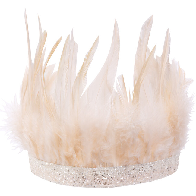 Pink Feather Party Crown - Costumes - 1