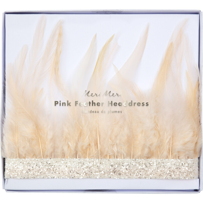 Pink Feather Party Crown - Costumes - 2