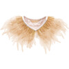 Peach Feather Capelet - Costumes - 2