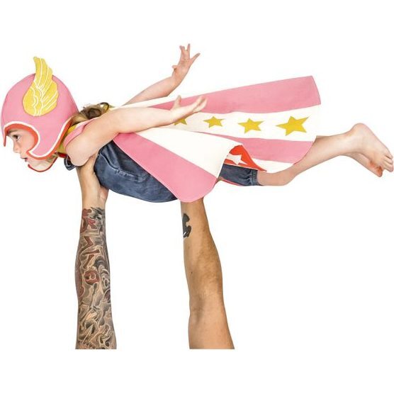 Flying Super Hero Hat, Pink - Costumes - 3