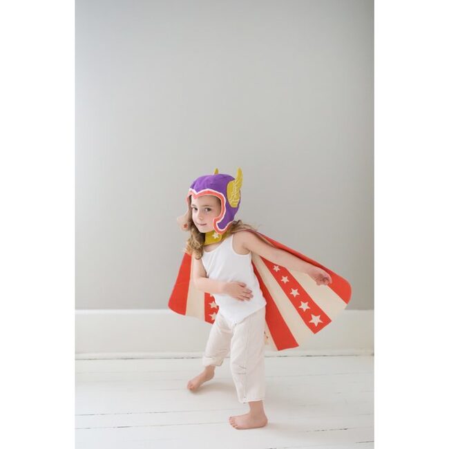 Reversible Hero Cape, Purple - Costumes - 2