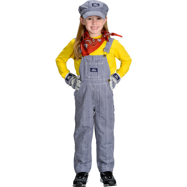 Jr. Train Engineer Suit with Cap, Gloves and Bandana