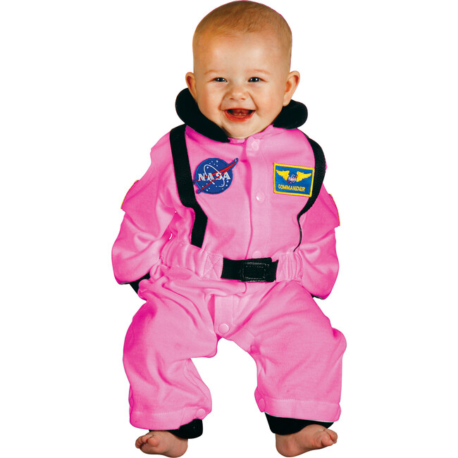 Jr. Astronaut Romper, Pink Size 6-12 Months