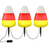Candy Corn Pathway Stakes - Outdoor Decor - 1 - thumbnail