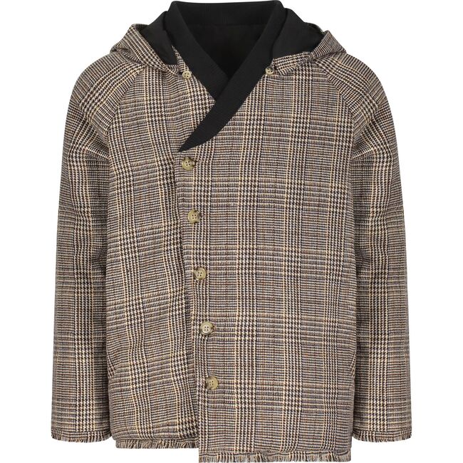 The Urban Myth Coat, Wool Brown Plaid - Wool Coats - 1