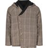 The Urban Myth Coat, Wool Brown Plaid - Wool Coats - 1 - thumbnail