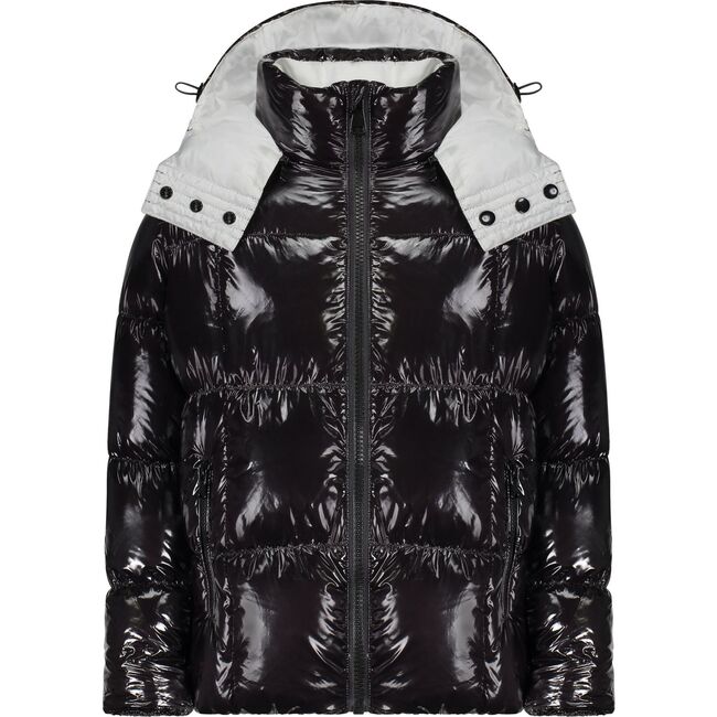 The Adventurer Coat, Black and White Contrast - Coats - 2