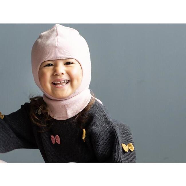 Knit Balaclava, Rose Petal - Hats - 3