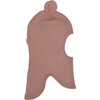 Knit Baby Balaclava, Rose Petal - Hats - 1 - thumbnail