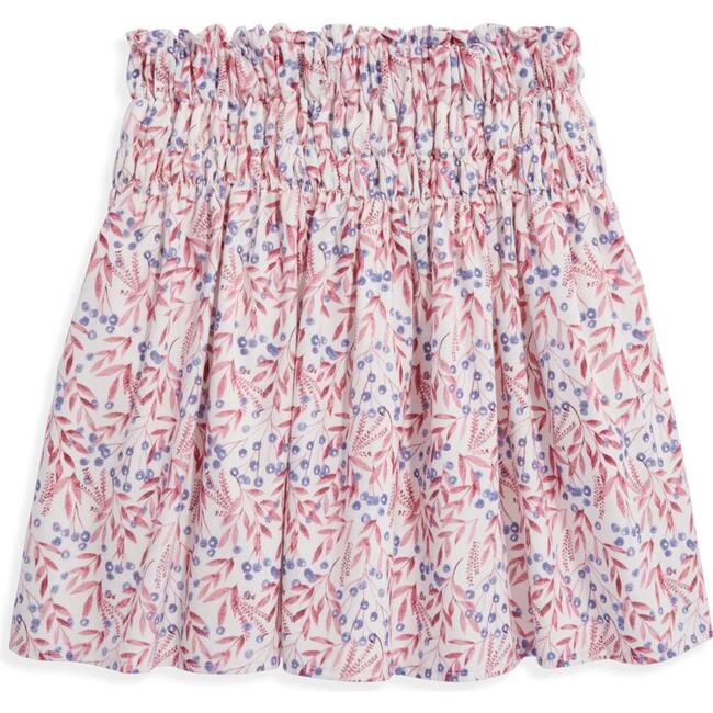 Smocked Skirt, Plum Blossom - Skirts - 1