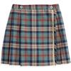 Plaid Wrap Skirt, Mulberry Plaid - Skirts - 1 - thumbnail
