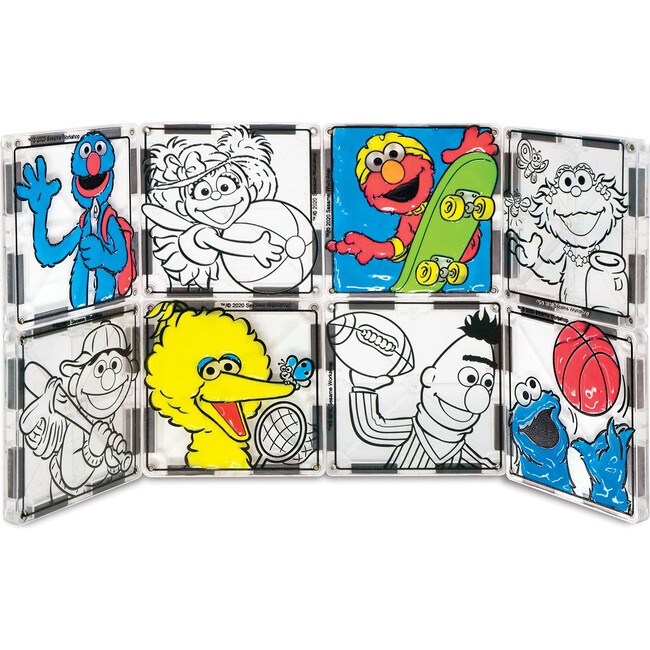PaintOn Sesame Street Magna-Tiles Structure Set - Activities - 3
