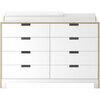 Juno Doublewide Changer, White - Changing Tables - 1 - thumbnail