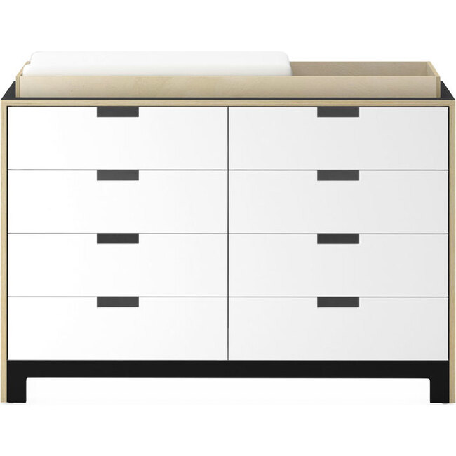 Juno Doublewide Changer, Onyx - Changing Tables - 1
