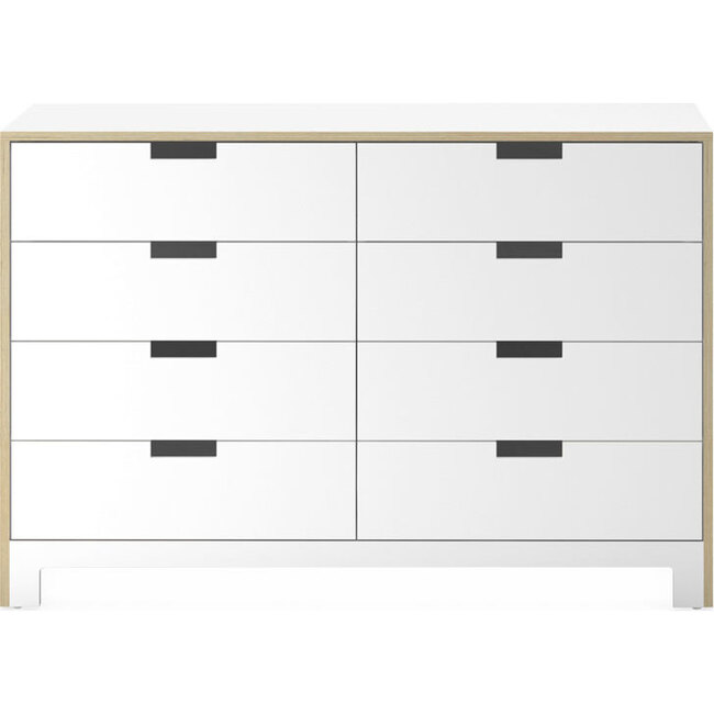 Juno Doublewide Dresser, White - Dressers - 1